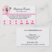 Baker/bakkerij/banketbakkerskap (D2) Frequente kop Klantenkaartje (Voorkant / Achterkant)