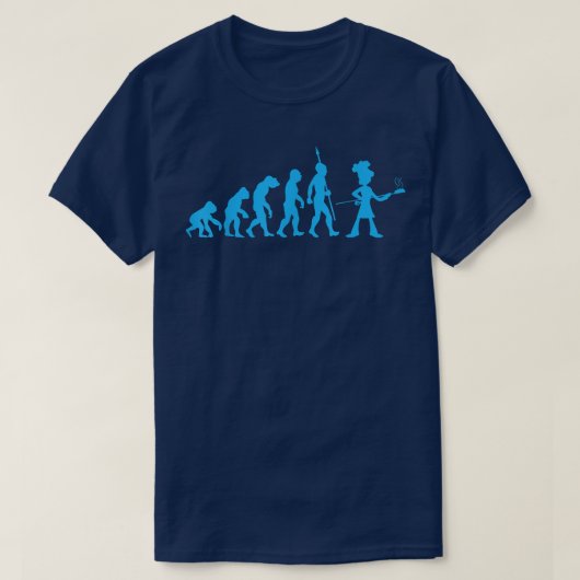 Baker, bakkerij, broodbakevolutie T-Shirt (Design voorkant)