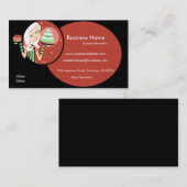 Baker/bakkerij/gebak 3 Visitekaartjes (Voorkant / Achterkant)