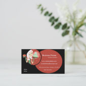 Baker/bakkerij/gebak 3 Visitekaartjes (Staand voorkant)