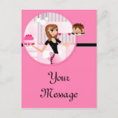 Baker/bakkerij/gebak 5 Briefkaart (Voorkant)