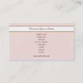 Baker, bakkerij, gebak Visitekaartje (Achterkant)