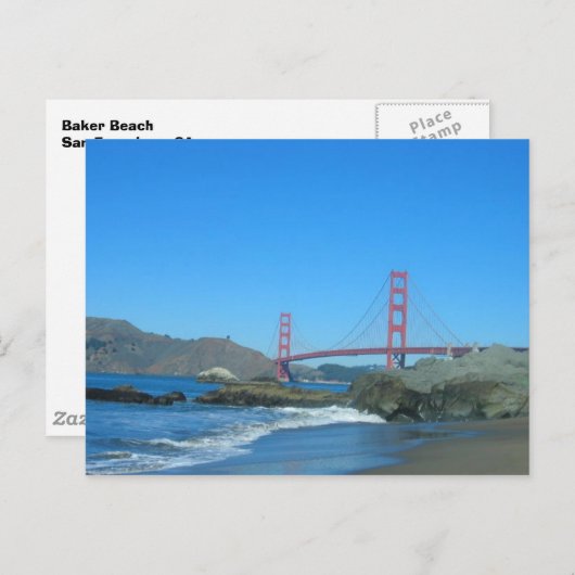 Baker Beach Briefkaart (Voorkant / Achterkant)