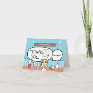 Baker Bedankt Card