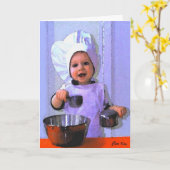 Baker Boy verjaardagskaart Kaart (Gele Bloem)