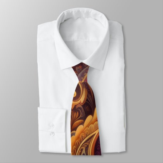 Baker Brown - Ornate Tie Stropdas (Gebonden)