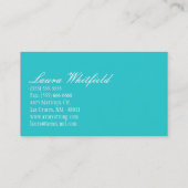 Baker Brunette Bakery Cup Cakes Bake Visitekaartje (Achterkant)