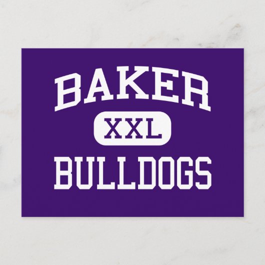 Baker - Bulldogs - Senior - Baker City Oregon Briefkaart (Voorkant)