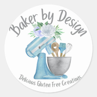 Baker by Design Ronde Sticker