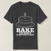 Baker Cake Bake T-shirt (Design voorkant)