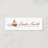 Baker Cake Bakery Decorator Cupcake Mini Visitekaartje (Voorkant)