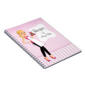 Baker Cake Decorator Party Planner notebook Notitieboek (Rechterzijde)