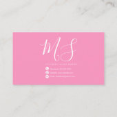 Baker Cake Logo Bakkerij Garde Dots Visitekaartje (Achterkant)