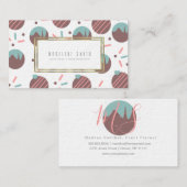 Baker Cake Poppen Heart Sprinkles Cake Decorator Visitekaartje (Voorkant / Achterkant)