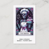 Baker Cateraar Tarot Kaart Visitekaartje (Voorkant)
