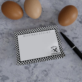 Baker Chef Baking Champion Kitchen Post Post-it® Notes