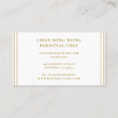 Baker Chef Caterer Visitekaartje (Achterkant)