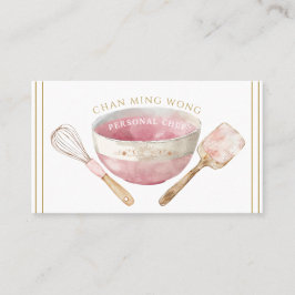 Baker Chef Caterer Visitekaartje