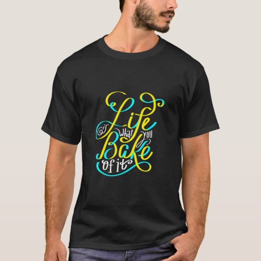 Baker Chef Cooking mam Lady T-shirt (Voorkant)