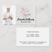 Baker | Chef | Culinaire Logo Visitekaartje (Voorkant / Achterkant)