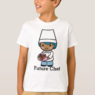 Baker/Chef jongen met chocolade Cake Coffee T-shirt