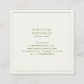 Baker Chefs Pet Visitekaartje (Achterkant)