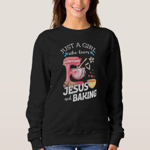 Baker Christelijke gewoon een meisje dat van Jesus Trui