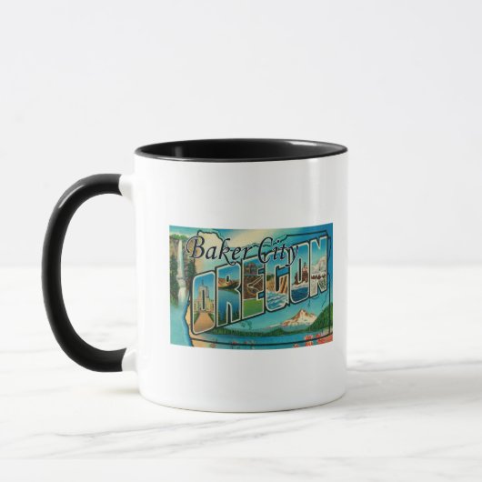 Baker City, Oregon - Grote letterscènes Mok (Links)
