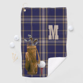 Baker Clan Tartan Pset Golf Towel Golfhanddoek (Insitu)