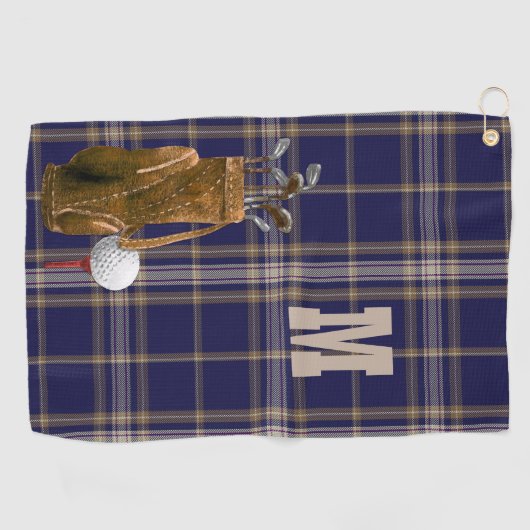 Baker Clan Tartan Pset Golf Towel Golfhanddoek (Horizontaal)