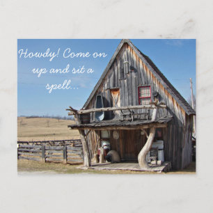 Baker Creek Seed Store en Pioneer Village Postcar Briefkaart