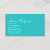 Baker Cup Kaarten Bakkerij Sweet Behandelt Visitek Visitekaartje (Achterkant)