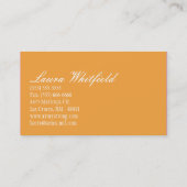 Baker Cup Kaarten Bakkerij Sweet Behandelt Visitek Visitekaartje (Achterkant)