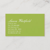 Baker Cup Kaarten Bakkerij Sweet Behandelt Visitek Visitekaartje (Achterkant)