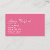 Baker Cup Kaarten Bakkerij Sweet Behandelt Visitek Visitekaartje (Achterkant)