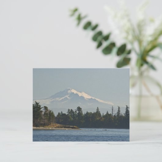 Baker domineert landschap briefkaart (Staand voorkant)
