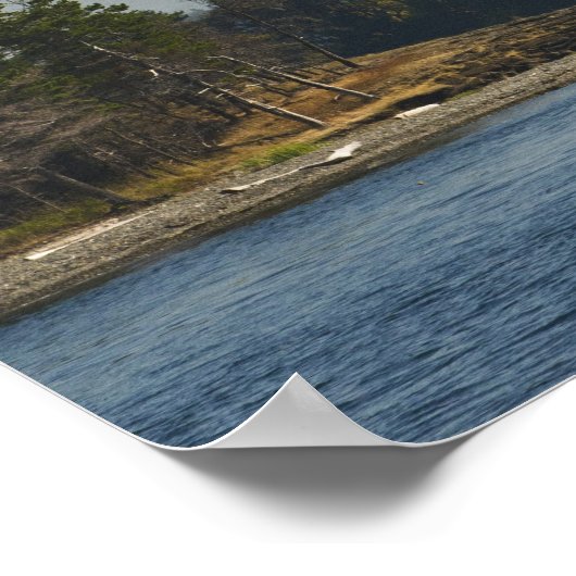 Baker domineert landschap poster (Hoek)