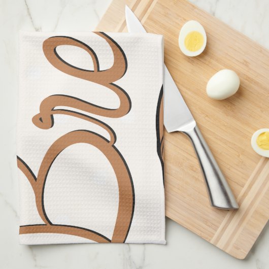 Baker en ander brood theedoek (Quarter Fold)