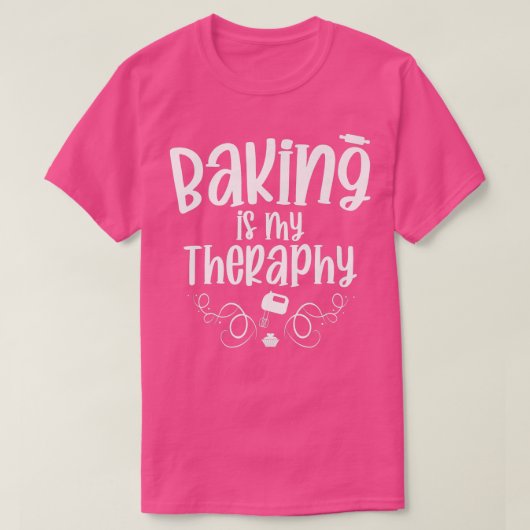 Baker- en bakventilatoren van bakbenodigdheden en  t-shirt (Design voorkant)