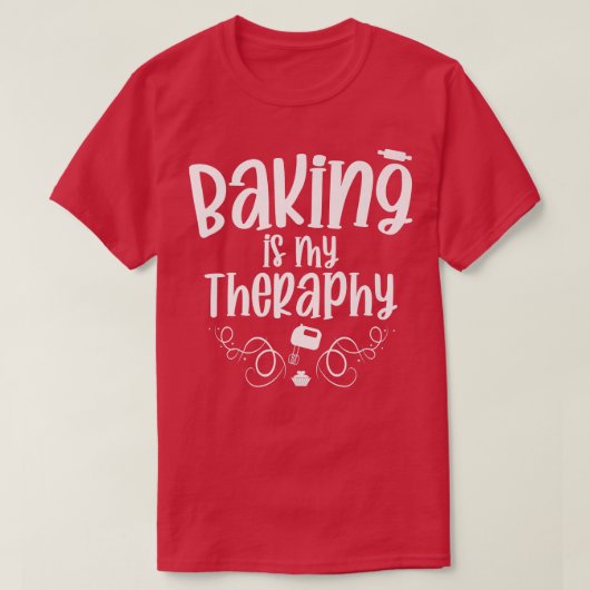 Baker- en bakventilatoren van bakbenodigdheden en  t-shirt (Design voorkant)