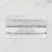 Baker Event Planner Glitter Grey Visitekaartje (Achterkant)