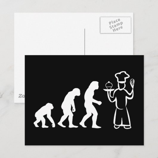 Baker Evolution Briefkaart (Voorkant / Achterkant)