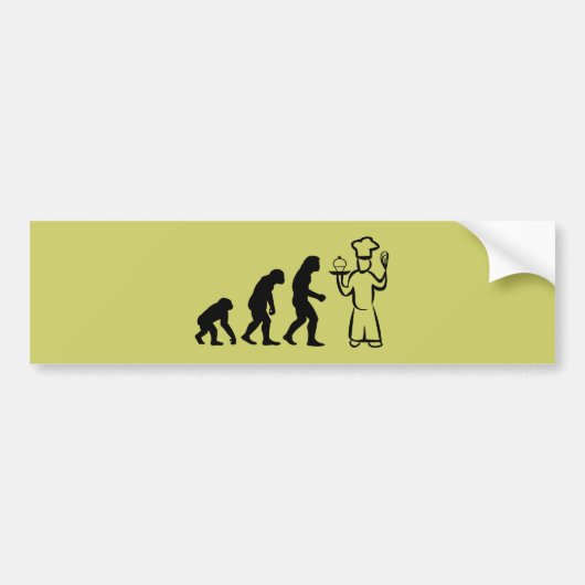 Baker Evolution Bumpersticker (Voorkant)