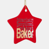 Baker Extraordinaire Keramisch Ornament (Rechts)