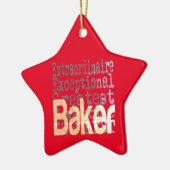 Baker Extraordinaire Keramisch Ornament (Links)