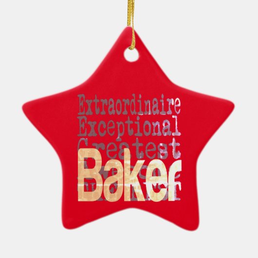 Baker Extraordinaire Keramisch Ornament (Achterkant)
