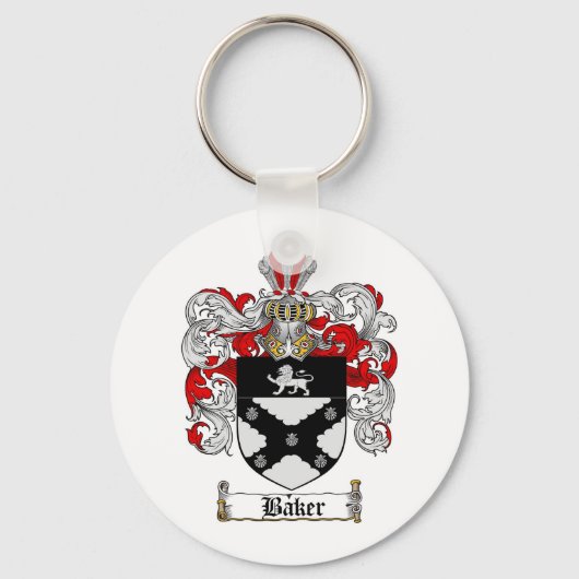 BAKER FAMILIE CREST - BAKER COAT WAPENS SLEUTELHANGER (Voorkant)
