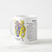Baker Family Coat of Arms Mok (Voorkant links)