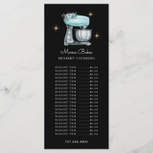 Baker gebak Chef Waterverf bakgereedschap Zwart