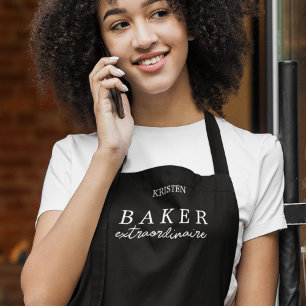 Baker gepersonaliseerd bakken medium schort